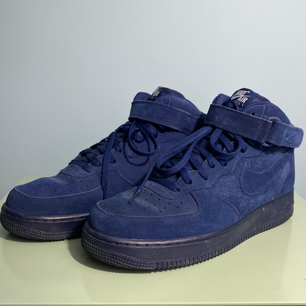 Nike / Air Force 1 Mid / Blue / 11 - Picture 2 of 12